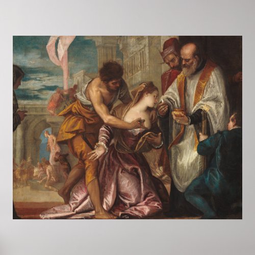 Martyrdom of Saint Lucy _ Veronese Fine Art Poster