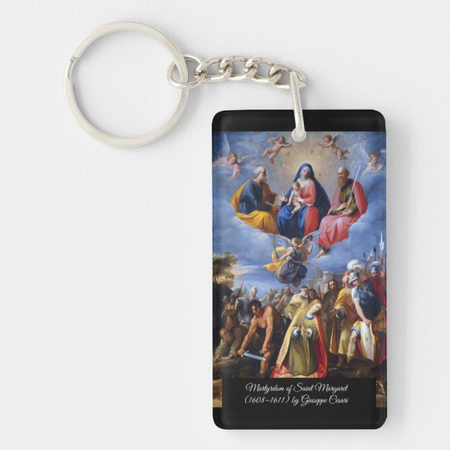 Martyrdom of Saint Margaret Keychain (Front)