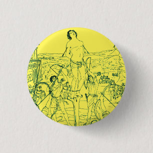 Martyrdom of Saint Sebastian Button