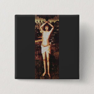 Martyrdom of Saint Sebastian Early Christian Button