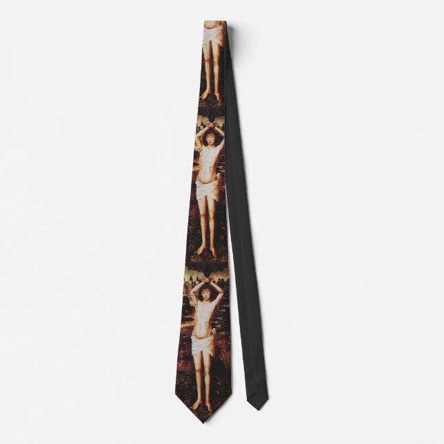 Martyrdom of Saint Sebastian Early Christian Neck Tie (Front)