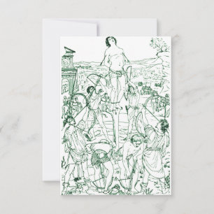 Martyrdom of Saint Sebastian Thank You Card