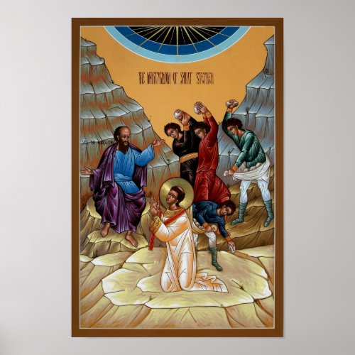 Martyrdom of Saint Stephen Poster