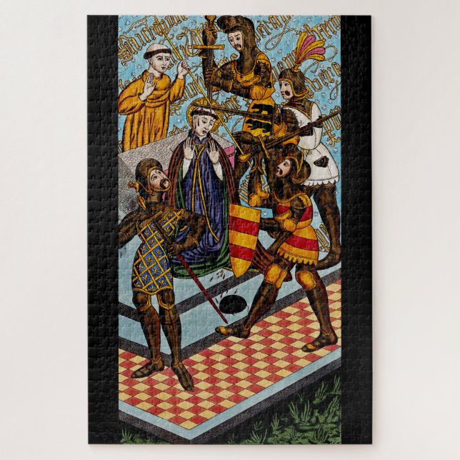 Martyrdom of Saint Thomas of Canterbury Jigsaw Puzzle (Vertical)