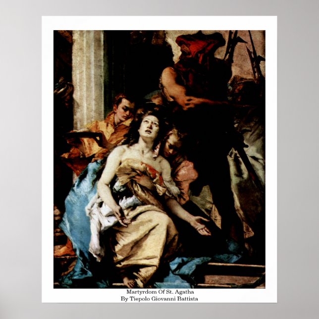 Martyrdom Of St. Agatha Poster (Front)