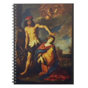 Martyrdom of St. Catherine Sacred Fine Art Collect Notebook