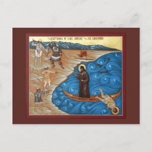 Martyrdom of St. Juvenaly Prayer Card
