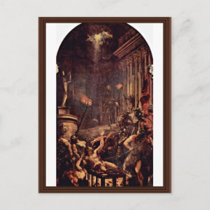 Martyrdom Of St. Laurenzius By Tizian Postcard