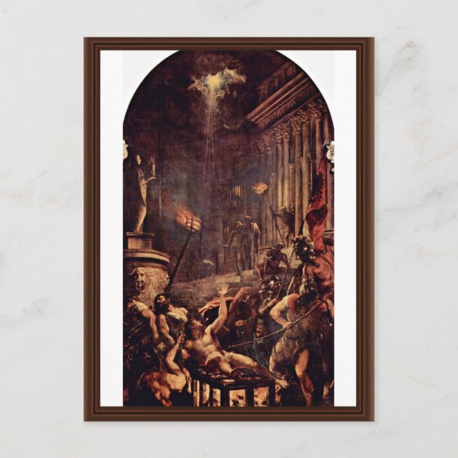Martyrdom Of St. Laurenzius By Tizian Postcard (Front)
