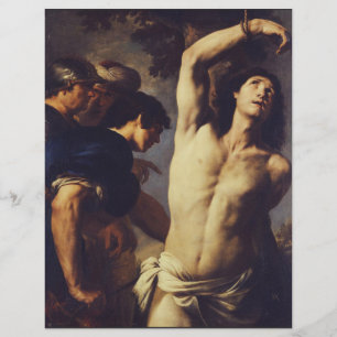 Martyrdom of St Sebastian by Andrea Vaccaro Flyer