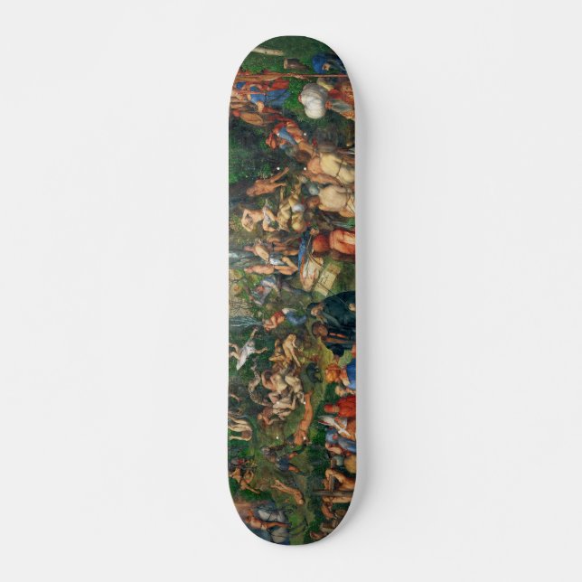 Martyrdom of the Ten Thousand by Albrecht Dürer Skateboard Deck (Front)