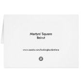 Martyrs Square Cards (Back Horizontal)