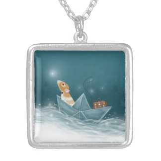 Martys Sailboat Into Imaginashun Necklace
