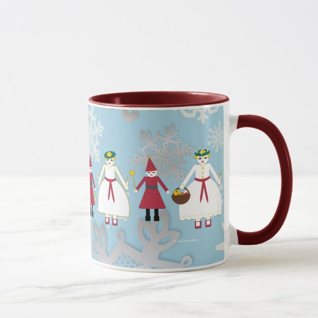 Martzkin St. Lucia Day Ceramic Mug (Right)