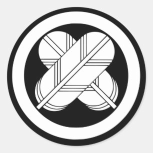 Maru Chigai Takanoha Kamon Classic Round Sticker