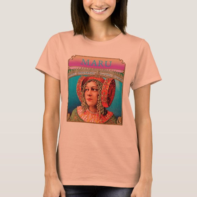 Maru Exotic Woman Boho Long sleeved Tee (Front)
