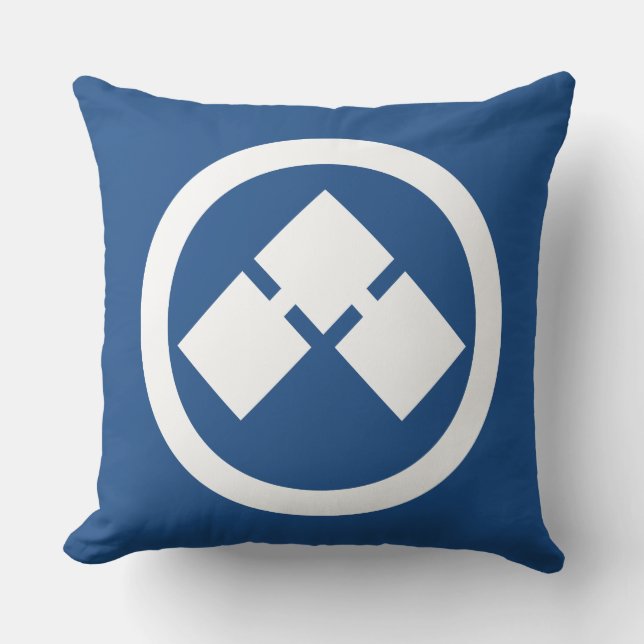 Maru ni Chikiri Throw Pillow (Front)