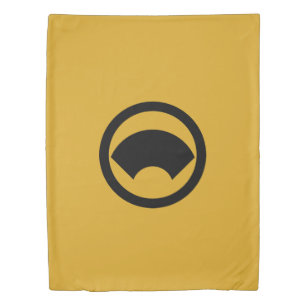 Maru ni jigami duvet cover