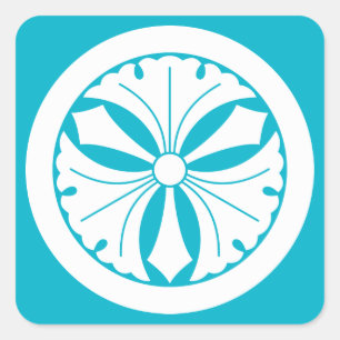 Maru ni Ken Mitsu Ichou Square Sticker