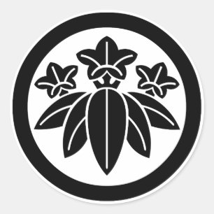 Maru ni Sasa Ryu-o Round Seal