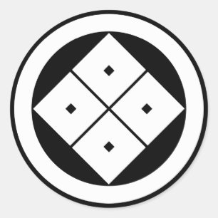 Maru ni Sumitate Yotsume Classic Round Sticker