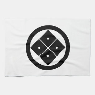 Maru ni Sumitate Yotsume Kitchen Towel