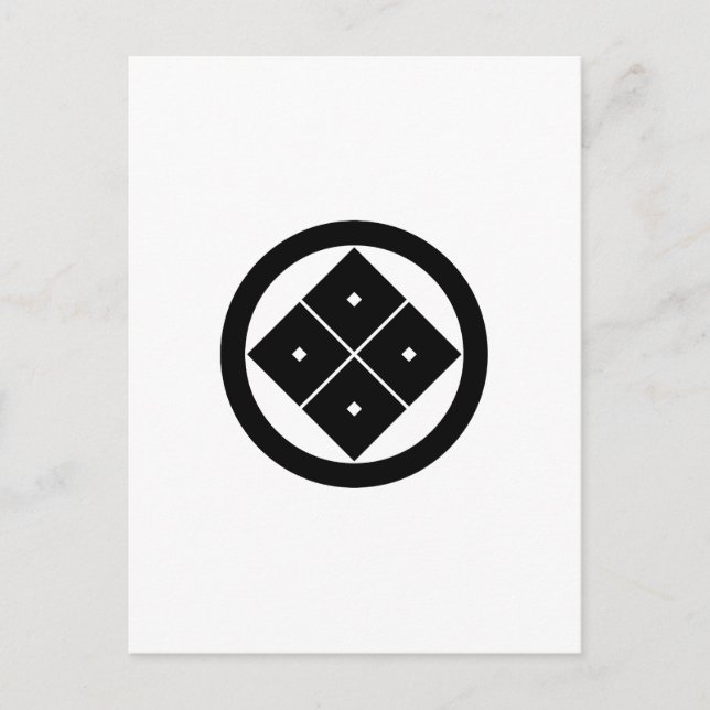 Maru ni Sumitate Yotsume Postcard (Front)