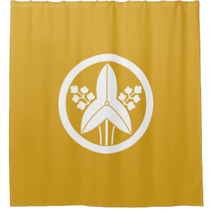 Maru ni Tachi Omodaka Shower Curtain