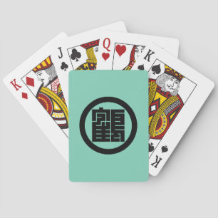 Maru ni Tsuru no Kakuji Poker Cards