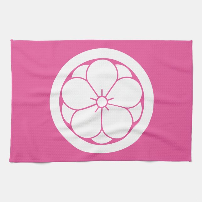 Maru ni Yaebai Towel (Horizontal)
