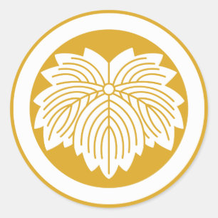 Maru Onitsuta Classic Round Sticker