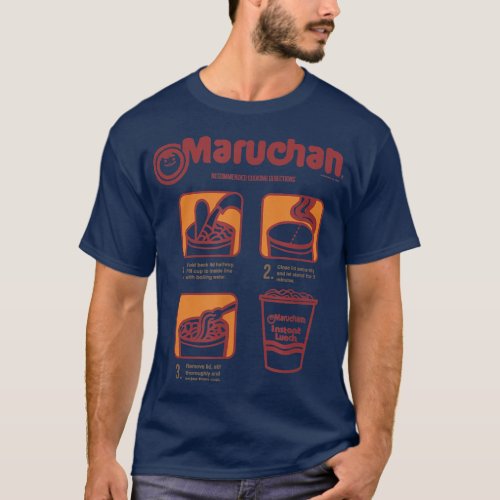 Maruchan Recommended Cooking Directions Poster  T_Shirt