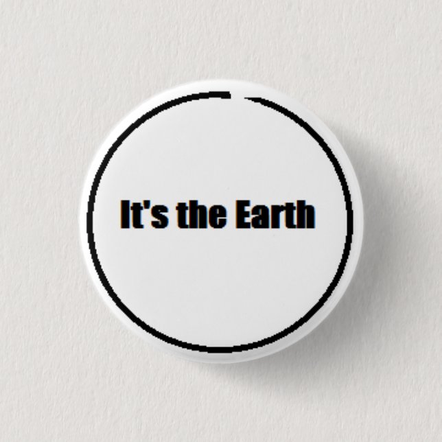 Marukaite Chikyuu Button (Front)