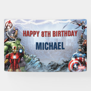 Marvel Avengers - Birthday Banner