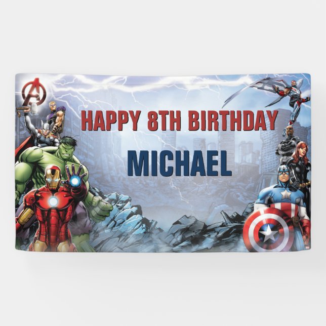 Marvel | Avengers - Birthday Banner (Horizontal)