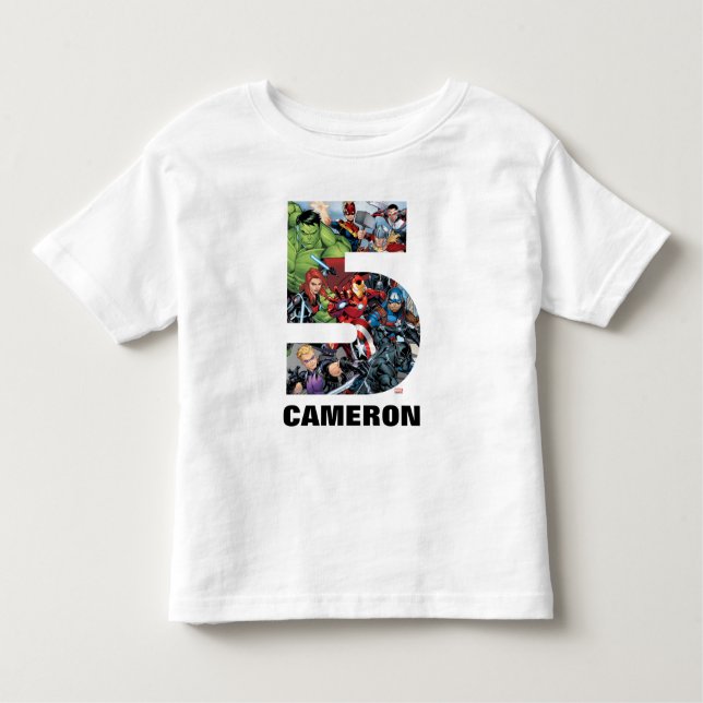 Marvel | Avengers - Birthday Toddler T-shirt (Front)
