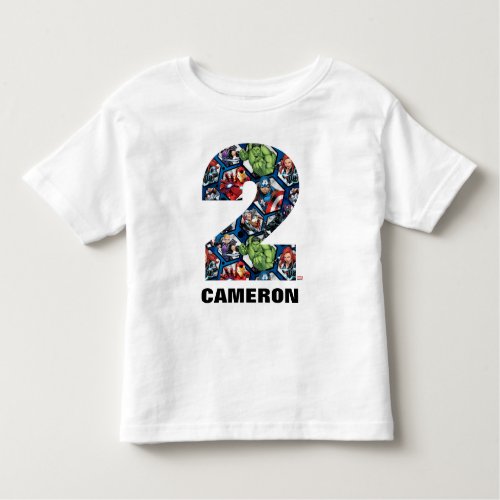 Marvel  Avengers _ Birthday Toddler T_shirt
