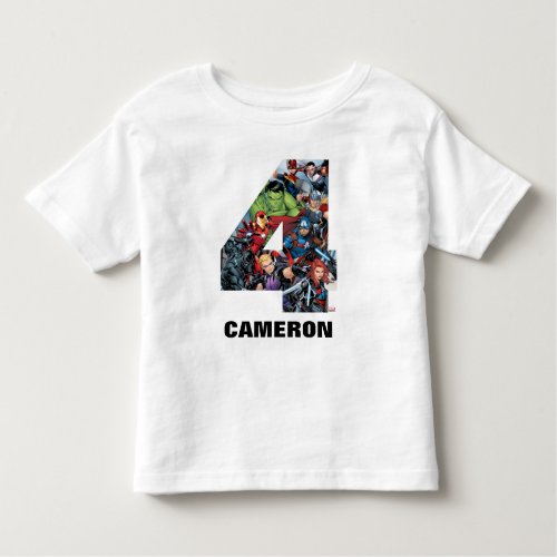 Marvel  Avengers _ Birthday Toddler T_shirt