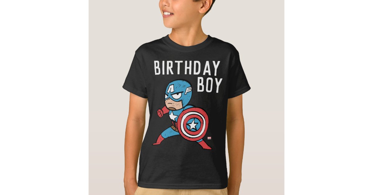 marvel birthday boy shirt