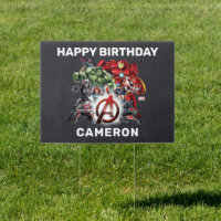 Marvel | Avengers Chalkboard Birthday