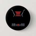 Marvel Avengers Clic Halloween Black Widow Costume Button