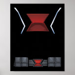 Marvel Avengers Clic Halloween Black Widow Costume Poster