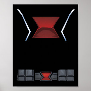 Marvel Avengers Clic Halloween Black Widow Costume Poster