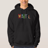 Marvel Avengers Face Letter Logo