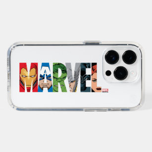 Marvel Avengers Face Letter Logo Speck iPhone 14 Pro Case