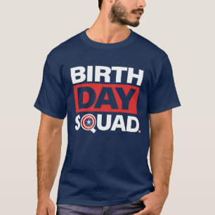 Marvel   Captain America - Birthday Squad T-Shirt