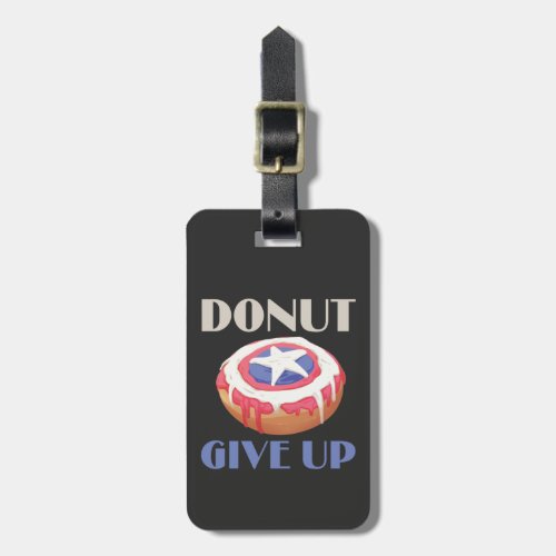 Marvel  Captain America Shield Donut Give Up Luggage Tag
