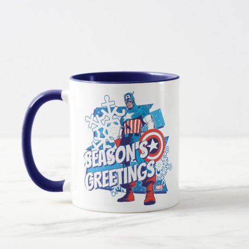 Marvel Classics  Captain America Snow Graphic Mug