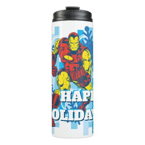 Marvel Classics  Iron Man Snowflake Graphic Thermal Tumbler