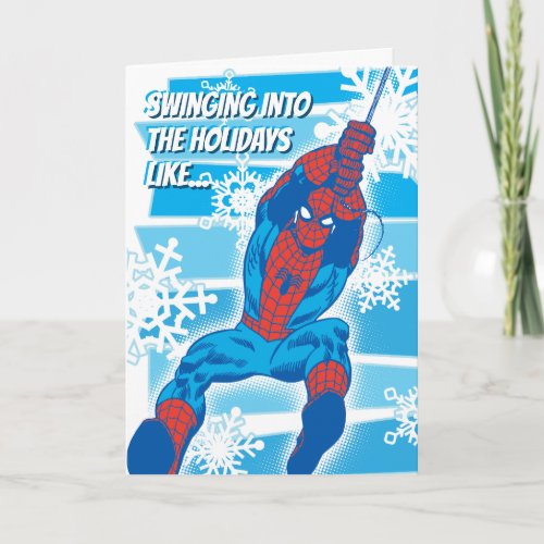 Marvel Classics  Spider_Man Snowflake Graphic Card